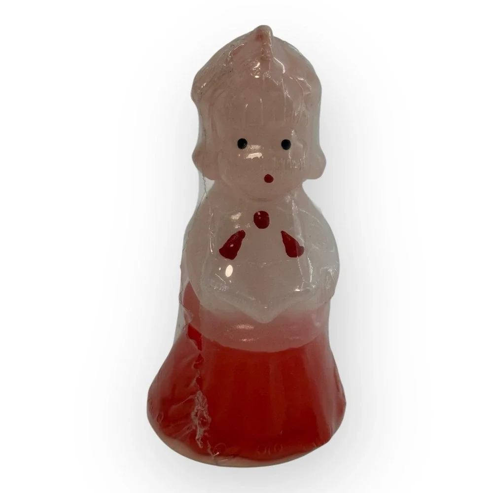Christopher Radko Vermont Country‎ Store Girl Caroler Christmas Candle 3.5